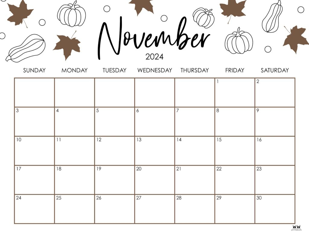 November 2024 Calendars - 50 Free Printables | Printabulls | Calendar 2024