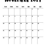 November 2024 Calendars   50 Free Printables | Printabulls | November 2024 23 Calendar Printable