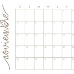 November 2024 Calendars   50 Free Printables | Printabulls | November Calendar 2024 Printable Pinterest