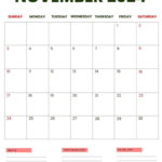 November 2024 Calendars (52 Free Printable Pdfs) |  Calendar 2024