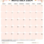 November 2024 Calendars (52 Free Printable Pdfs) |  Calendar 2024