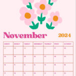 November Calendar 2024, November Calendar, Calendar Background | November Calendar 2024 Printable Tumblr