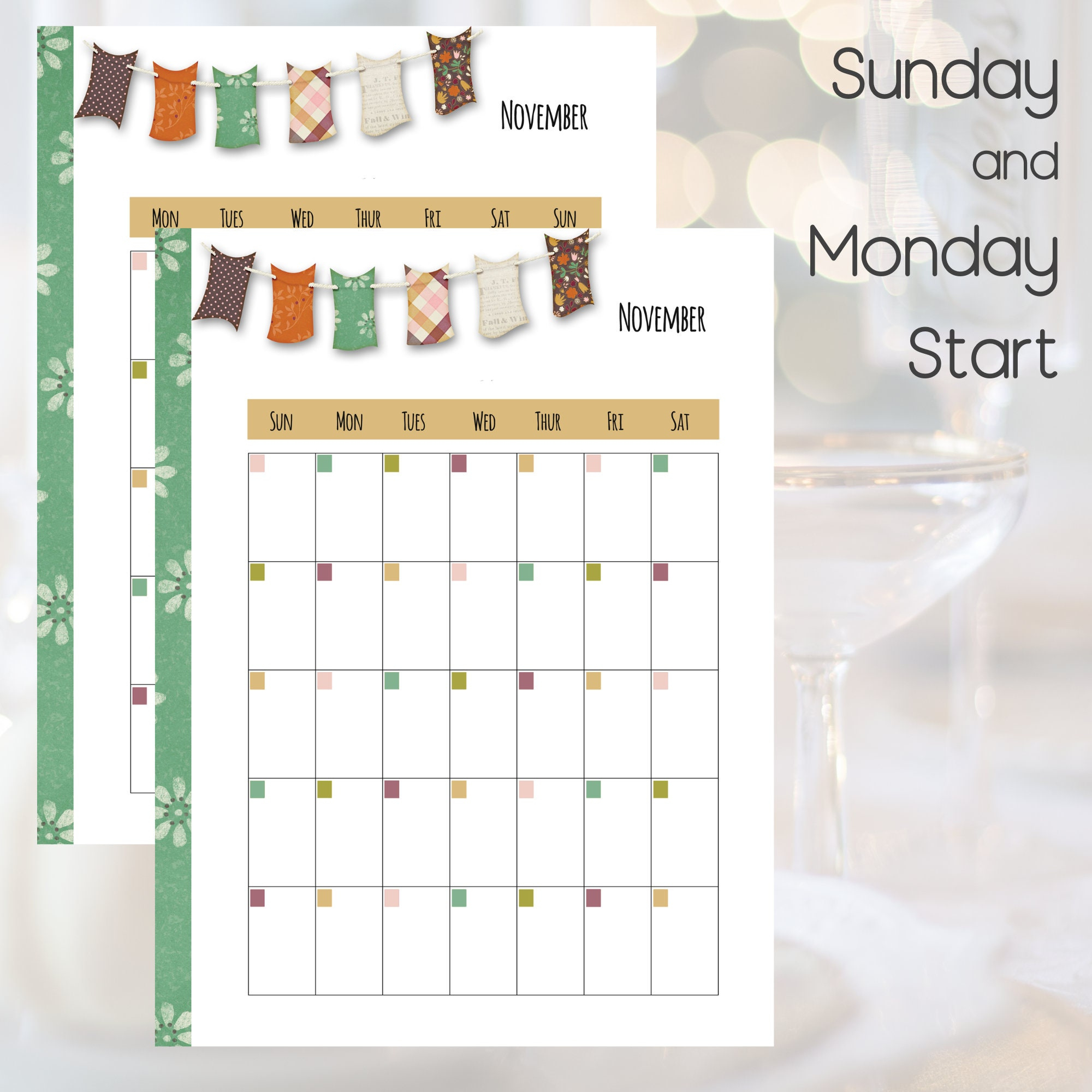 November Calendar, November Printable Calendar, Simple Calendar | November Calendar 2024 Printable Wincalendar