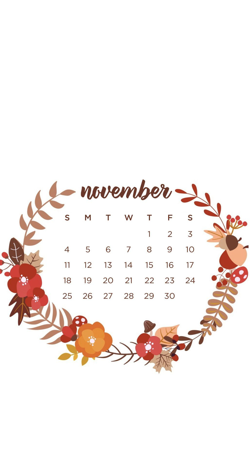 Pin Page | Printable Calendar November 2024 Heartit