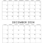 Printable November December 2024 Calendars | Calendarkart | Printable Calendar Sheet From November To December 2024