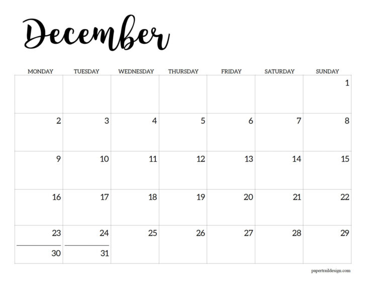 December 2024 and January 2025 Calendar Printable | Calendar 2024