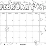 2024 Coloring Calendar   Free Printables   World Of Printables | 2024 Coloring Calendar Printable December