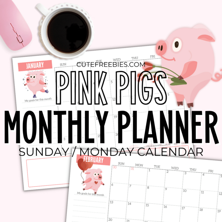 2024 December Calendar Printable Piglet | Calendar 2024