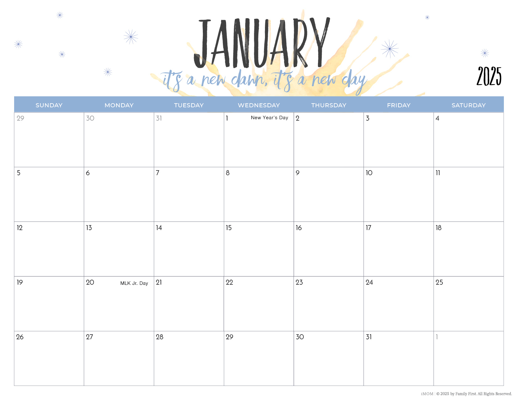 2025 Printable Calendars For Moms - Imom | Calendar 2024