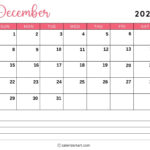 40 Printable December 2024 Calendars | Free Pdf   Calendarkart | 8 1 2 X 11 Printable December Calendar 2024