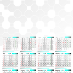 Calendar 2024 January To December Design Template Template |  Calendar 2024