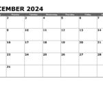 December 2024 Calendar | Free Printable Pdf, Xls And Png | December 2024 Calendar Printable Wincalendar