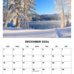 December 2024 Calendar – My Calendar Land | December 2024 Printable Calendar Landscape