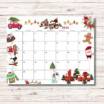 December 2024 Calendar Printable Kids Calendar 2024 Wall Calendar | Blank December 2024 Calendar Printable And Children