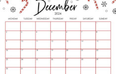 December 2024 Calendars – 50 Free Printables | Printabulls | 8.5 X 11 Calendar Printable December 2024