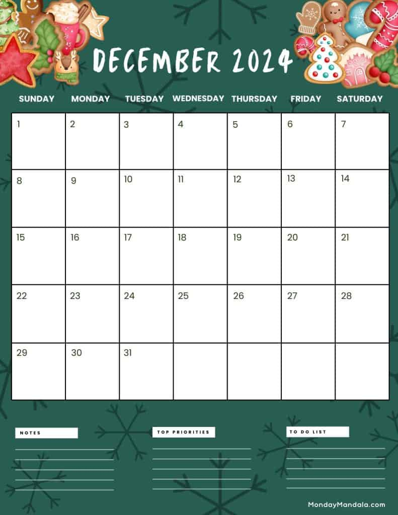 December 2024 Calendars (52 Free Pdf Printables) | Calendar 2024