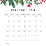 December 2024 Calendars | Entheosweb | A4 December 2024 Calendar Printable