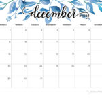 December 2024 Calendars | Entheosweb | Blue Calendar Printable For December 2024