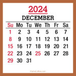 December 2024 Monthly Calendar With Holidays, Printable Free |  Calendar 2024