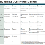 December Daily Holidays & Observances Printable Calendar   S&S Blog |  Calendar 2024