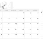 Free Printable August 2024 Calendar Templates | Canva |  Calendar 2024