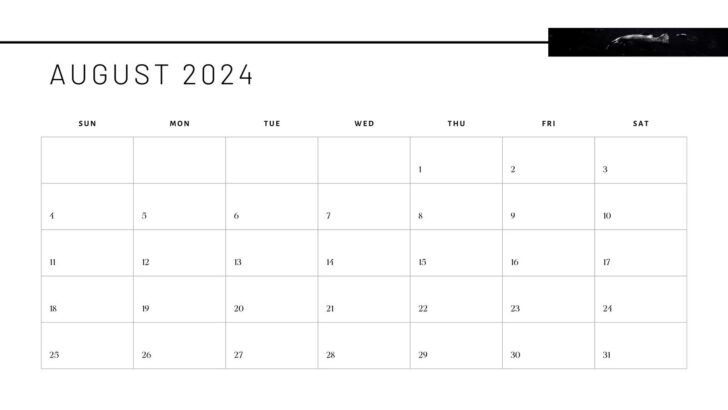 Calendar Printable Free August-December 2024 | Calendar 2024