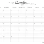 Free Printable & Fillable December Calendars 2024 | 2024 December Calendar For Printable Calendar