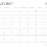 Free Printable & Fillable December Calendars 2024 |  Calendar 2024