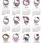 Hello Kitty 2024 Calendar 💘 | Gallery Postedjanette | Lemon8 | December 2024 Hello Kitty Calendar Printable