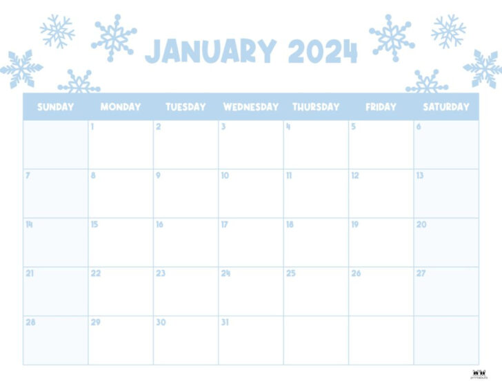 2024 Calendar Free Printable January-December | Calendar 2024