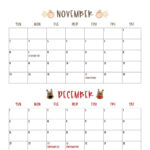 November December 2024 Calendars   28 Printables | Printabulls |  Calendar 2024