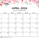 Printable April 2024 Calendar Templates With Holidays |  Calendar 2024