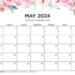 Printable May 2024 Calendar Templates With Holidays | 2024 May December Calendar Printable