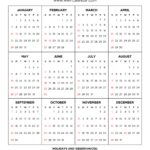 Year 2024 Calendar Printable With Holidays – Wiki Calendar |  Calendar 2024