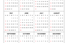 Year 2024 Calendar Printable With Holidays – Wiki Calendar |  Calendar 2024