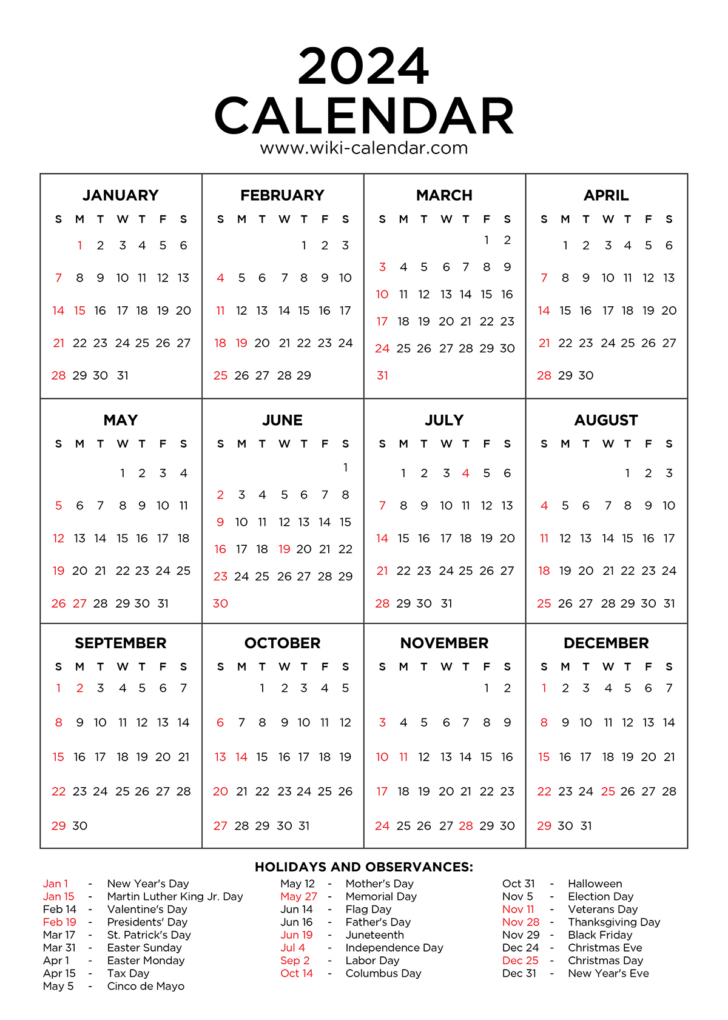 December 2024 Calendar Template Printable 8.5 X 11 | Calendar 2024