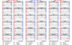 2025-2027 Three Year Calendar – Free Printable Pdf Templates | Free Printable 3 Year Calendar 2023 to 2025