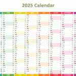 2025 Calendar |  Calendar 2025