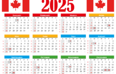 2025 Calendar Canada Printable Free |  Calendar 2025