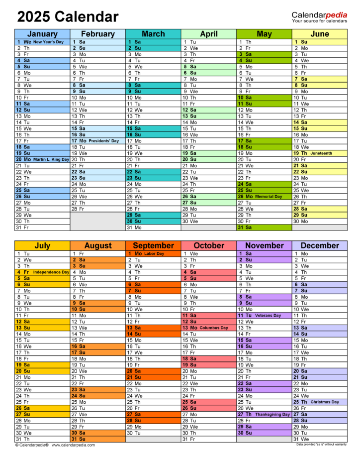 Attendance Calendar 2025 Printable Free | Calendar 2025