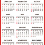 2025 Calendar With Holidays, Printable Free, Vertical, Red | Free Printable Calendar 2025 With Holidays