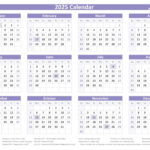 2025 Calendar With Holidays (Us Federal Holidays) | 2025 Us Holiday Calendar Printable