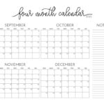 2025 Four Month Calendars   31 Free Printables | Printabulls | Printable 2025 Calendar By Month