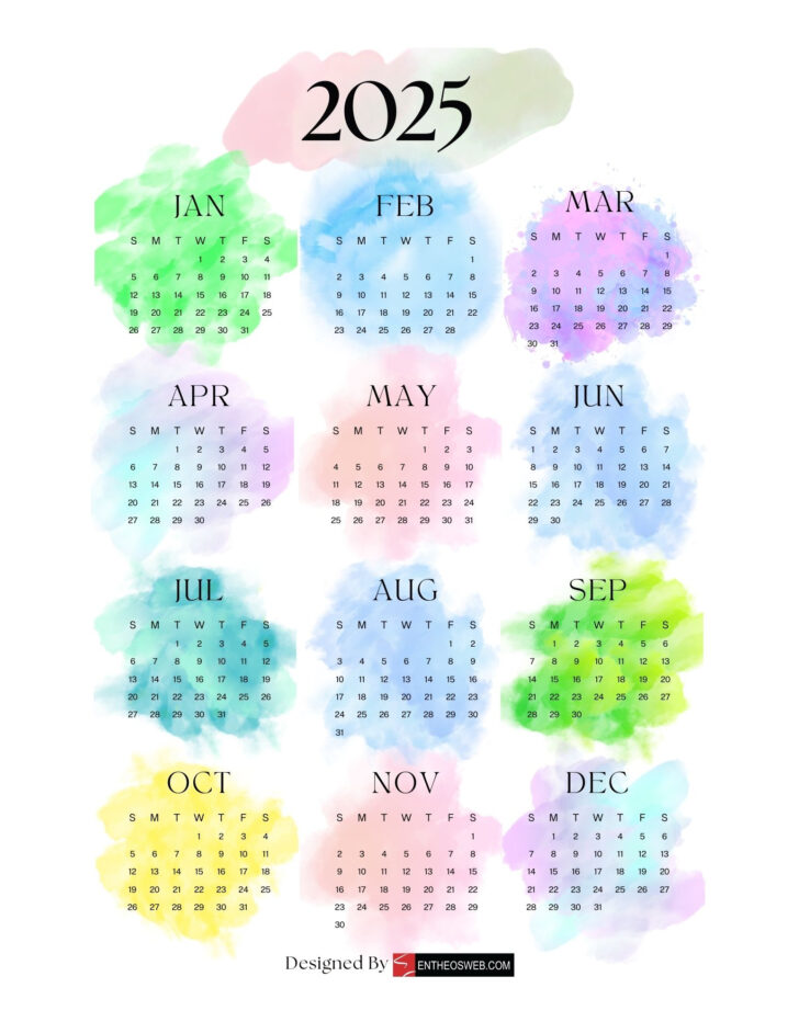 Free Printable 2025 Calendar Printable | Calendar 2025