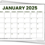 2025 Printable Calendars (56 Free Pdf Printables) | Blank Printable Calendar 2025