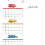 2025 Three Month/Quarterly Calendars   36 Free Cals | Printabulls | 3 Month 2025 Calendar Printable