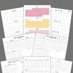 3 Month/Quarterly Calendar 2025 Template | Printable Pdf | Free Printable Quarterly Calendar 2025