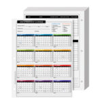 Attendance Calendar Year Of 2025 – Bulk And Wholesale – Fine Cardstock |  Calendar 2025