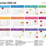 Calendar 2025 Uk   Bimcal.uk 🇬🇧 | 2025 Calendar With Bank Holidays Printable