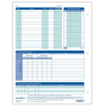 Complyright 2025 Attendance Calendar In White   50/Pack | Attendance Calendar 2025